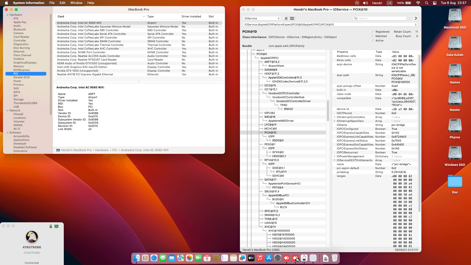 Acer Nitro 5 AN515 52 781K [CoffeeLake   Intel UHD 630 + I2C]   OpenCore 1